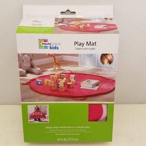 Mainstays Kids Play Mat 40" Diameter Fuchsia Burst